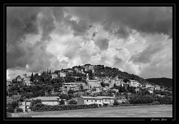 Montbrun les bains avant l'orage